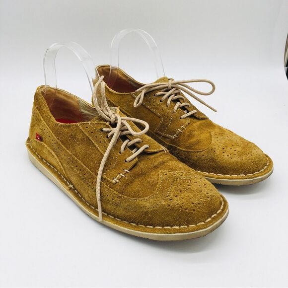 Oliberte Other - Oliberte Suede Leather Wing Tip Shoes Size 41